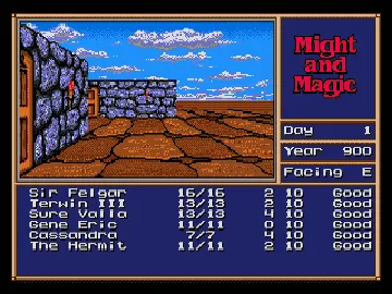 Might and Magic - Gates to Another World (USA, Europe) screen shot game playing